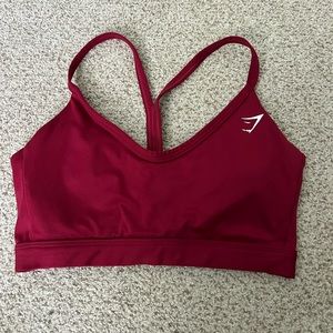 GYMSHARK V neck sports bra